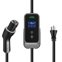 Meilleur prix chargeur portable EV 3.5KW réglable 16A 32A Type1 AC chargeur de voiture portable électrique pour Tesla