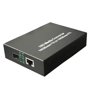 OEM ODM 10 ~ 100千米距离10g以太网媒体转换器SFP媒体转换器10g