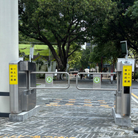Barreras de solapa óptica con paso ADA de hasta 1700mm para bicicleta, motocicleta, silla de ruedas
