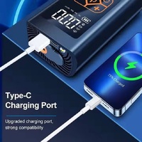 Compresseur d'air sans fil 4000 mAh pour pneus de voiture, gonfleur portable électrique ABS haute puissance avec affichage numérique de la pression