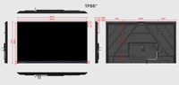 Kit de coque avant et arrière en plastique SKD en gros pour tableau blanc interactif intelligent pour l'éducation en classe
