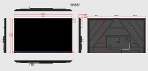 Kit de coque avant et arrière en plastique SKD en gros pour tableau blanc interactif intelligent pour l'éducation en classe - Product Image 3