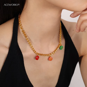 Amuletos de Números Dulces |   Colgantes de Números del 0 al 9 de Acero Inoxidable con Baño de Oro PVD de 18K y Esmalte |   Impermeable, Hipoalergénico y Resistente al Deslustre - Product Image 5