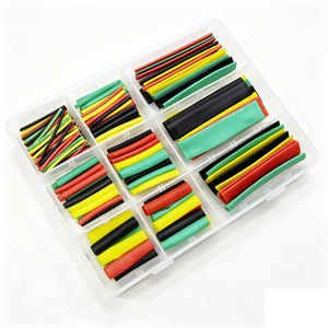 OKYN3916 Kit de 164 Gaines Thermorétractables Colorées en Polyoléfine, Rapport de Rétraction 2:1 pour Câblage DIY - Product Image 1