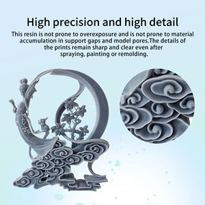 Résine rigide lavable à l'eau Antinsky pour imprimante 3D DLP LCD 405nm 1kg Haute précision et faible rétrécissement - Product Image 3