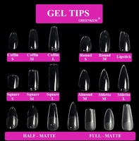 Boîte à ongles rose noir blanc violet transparent No C XX carré Logo personnalisé pointes d'ongles XXL cercueil Stiletto boîte à ongles vide