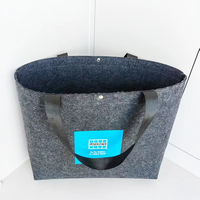 Sacs de courses réutilisables pour le travail, l'école et les voyages, sacs à main élégants et spacieux, sacs en feutre tendance pour les acheteuses