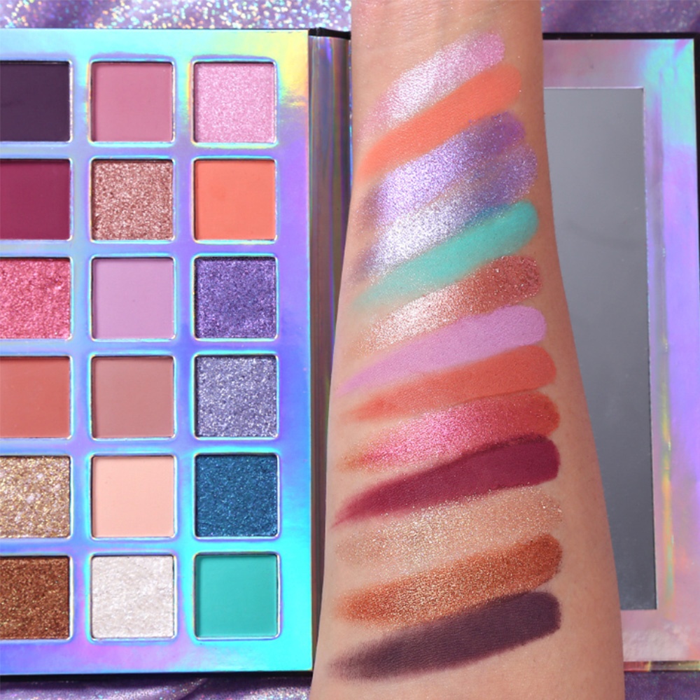 RTS метка частного назначения 18 видов цветов глаз Макияж Палитра Блеск матовые тени для век, Длительное Действие, косметика