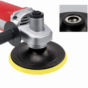 Almohadilla de pulido Proxxon de 4 pulgadas para amoladora angular, disco de vellón con reverso de nailon de dureza media, diámetro interior de 10 mm - Product Image 1