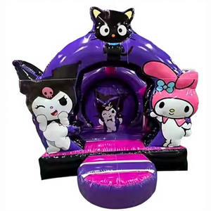 Castillo Inflable Kuromi y My Melody, Cama Elástica Rosa para Niños, Alquiler para Fiestas - Product Image 1