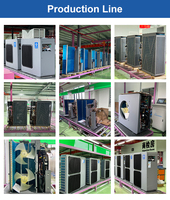Pompa Panas Air ke Air Nulite R290 Oem Odm Wifi 10kw 13kw 16kw 19kw, Sumber Udara Monoblock EVI Inverter
