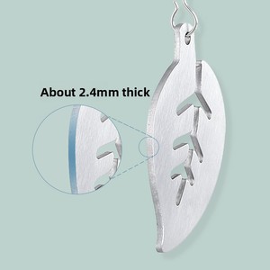 Pendentifs et lourdes de <span class=keywords><strong>nappe</strong></span> en acier inoxydable en forme de feuille, fleur, étoile, flèche, baleine, tortue, papillon pour la vente en gros - Product Image 2