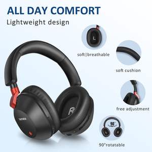 Fones de Ouvido Supra-Auriculares com Cancelamento Ativo de Ruído, Modo Transparência e Conforto para Viagens, Deslocamentos e Música - Product Image 3