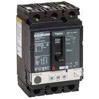 Disjoncteur NHDL36150U31X 150A 3P, sous tension 750V AC, capacité de coupure 25 kA, montage sur rail DIN, série PowerPact.