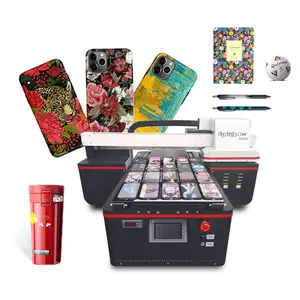 UV 3d flatbed printer great in bike stickers tag printing small business card printing machine hot sale in West Aisa