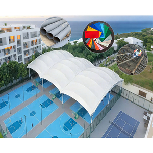 Toit de court de padel intérieur durable, imperméable, en membrane tendue PVDF, pour terrains de football et tentes - Product Image 1