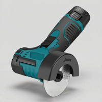 Mini-meuleuse d'angle sans fil portable avec déclencheur coulissant, moteur sans balais, disque de meulage en acier inoxydable pour bricolage