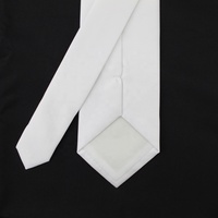 Cravates personnalisées en polyester avec logo tissé, blanches, pour hommes, motif épée, fournisseurs chinois en gros