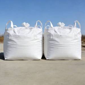 <span class=keywords><strong>Sac</strong></span> jumbo en plastique tissé blanc Fibc <span class=keywords><strong>de</strong></span> 1 tonne pour usage agricole et horticole (mélange <span class=keywords><strong>de</strong></span> terre pour potager, engrais). - Product Image 1