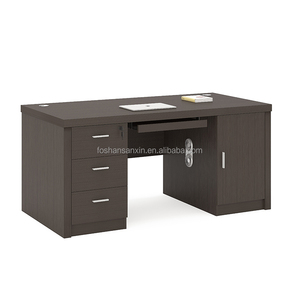 Hiện đại Modular Single seater văn phòng máy trạm bàn bền mở rộng đồ nội thất với tường-phải đối mặt với thiết kế và lưu trữ các tính năng - Product Image 3