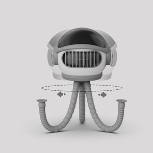 Ventilateur portable pour poussette de bébé, rechargeable par USB, en plastique, universel, réglable, mini ventilateur à clipser pour l'été, usage domestique et extérieur - Product Image 2