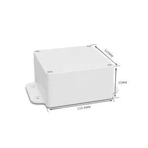 Outdoor IP67 Projeto Elétrico Box Case Custom PCB ABS Plástico Pequeno À Prova D 'Água Cabo Junction Box IP68 Enclosure Eletrônico