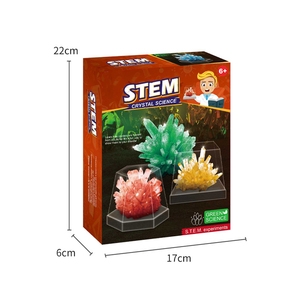 Kit de projets scientifique pour enfants, jeu éducatif, avec tige d'expérimentation de laboratoire, de culture, en cristal - Product Image 6
