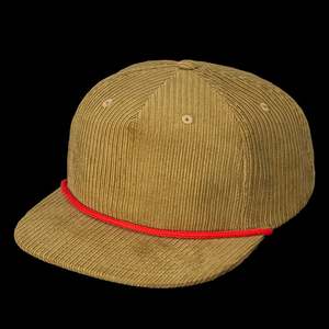 Oem Custom Embroidery Patch Logo Mens High Quality 5 Panel Unstructured Corduroy Blank Rope Snapback <b>Cap</b> <b>Hat</b> - Product Image 5