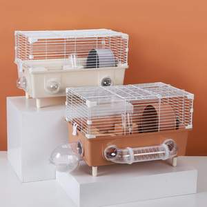 Jaula grande de conejillo de indias para exteriores, jaula de malla de alambre para hámster, jaula de cría para conejillo de indias con rueda para correr - Product Image 4