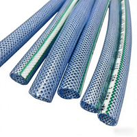 Tuyau d'arrosage GEMIER en PVC transparent tressé, résistant à haute pression, écologique, durable et anti-corrosion