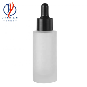 Nuevo Envase <span class=keywords><strong>de</strong></span> Vidrio Transparente <span class=keywords><strong>de</strong></span> 30 ml con Gotero y Tapa <span class=keywords><strong>de</strong></span> Goma Negra y Blanca para Cosméticos, Aceites Esenciales y Alivio - Product Image 5