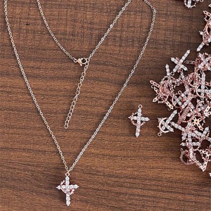Baptism Gift for BoysCross Border Multi Expert <b>Small</b> MOQ Welcome Pav Setting Steel Hollow Link <b>Weight</b> - Product Image 4