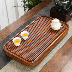 A single piece of bamboo <b>tea</b> <b>tray</b> with integrated drainage system, perfect for Kung Fu <b>tea</b> sets, <b>tea</b> tables, <b>tea</b> seas, and <b>tea</b> - Product Image 4