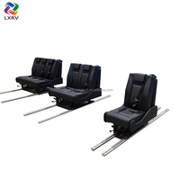LXRV 2026 Nouveau Style Personnalisé Multifonction Lit en Cuir Convertible 3-en-1 Siège Simple pour Camping-car, Caravane et Van