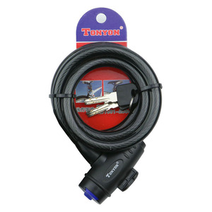 Lucchetto Universale Antifurto per Bicicletta con Cavo in Acciaio per <span class=keywords><strong>Cestino</strong></span> <span class=keywords><strong>Bici</strong></span>, Compatibile con Telai Non Computerizzati, Durevole e Portatile - Product Image 2