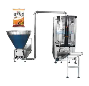 Automatic vertical soup base sauce date paste packing machine vffs passion fruit pulp back seal 1kg liquid filling machine