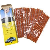 Kit de Réparation de Pneus Voiture Moto, Patch Tubeless d'Urgence pour Crevaison-001