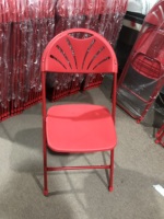 Chaise pliante en plastique de style classique moderne, imperméable, pour événements, expositions, usage commercial, intérieur/extérieur, hôtels