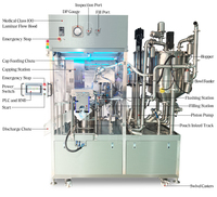 Machine d'emballage entièrement automatique aseptique à double buse à flux laminaire pour sachets de lait pasteurisé