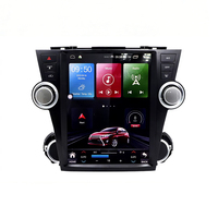 Lecteur vidéo Android pour voiture avec écran tactile DSP, montage sur tableau de bord pour Highlander - GPS CarPlay FM/USB/AUX
