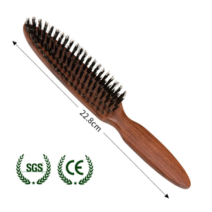 Hecho a mano en China, fabricante de cepillos de <span class=keywords><strong>pelo</strong></span> Ningbo, <span class=keywords><strong>cepillo</strong></span> de <span class=keywords><strong>pelo</strong></span> de <span class=keywords><strong>cerdas</strong></span> de jabalí de madera Natural para cabello <span class=keywords><strong>fino</strong></span> - Product Image 3