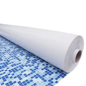 Customized Strong Chlorine Resistance Swimming Pool Install System Material 1.5mm Pvc Film For Pool