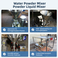 Machine de mélange de poudre liquide avec agitateur et pompe, fonction homogénéisante, facile à utiliser, pour émulsionner l'eau et la poudre, le chocolat