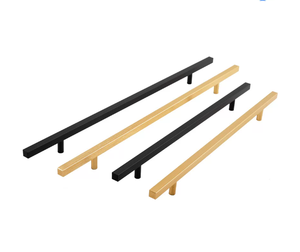 Custom Stainless Steel Rectangular Bar Furniture <b>Handle</b> Brushed Cabinet <b>Door</b> Drawer <b>Pull</b> Kitchen Cupboard Wardrobe <b>Handle</b> OEM - Product Image 4