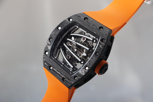 Trendy Fashion High End <b>Watch</b> Carbon Fiber Case <b>Rubber</b> <b>Watch</b> Skeleton Design Men's Mechanical Sports <b>Watch</b> - Product Image 4