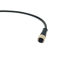 Ensemble de câble de capteur de connecteur circulaire personnalisé M12 8 broches mâle à femelle faisceau de câblage étanche