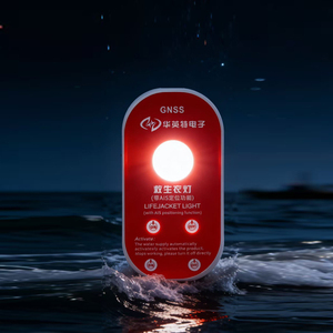 ضوء سترة نجاة LED مقاوم للماء مع نظام تحديد المواقع GPS وBDS، معتمد من CCS MED، يعمل لمدة 72 ساعة، معدات إنقاذ للأنشطة المائية - Product Image 1