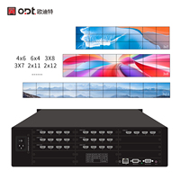 Procesador de Video Modular HD-MI de 4 Entradas y 24 Salidas, Controlador de Matriz 4K sin Interrupciones, Compatible con Empalme 2x11 3x8 para Sistema de Pantallas LCD