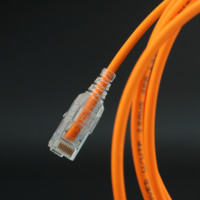Cables de Conexión de Cobre UTP y FTP Certificados por Anatel, Cat5e, Cat6, Cat6a, Cat7, KC-CAT6-9878, Cable de Datos Cat6 Rojo para Comunicación
