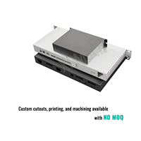 Boîtier de montage en rack en aluminium personnalisé 6U 19 pouces pour systèmes audio et réseau